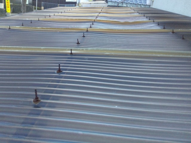 カーポート　張り替え前